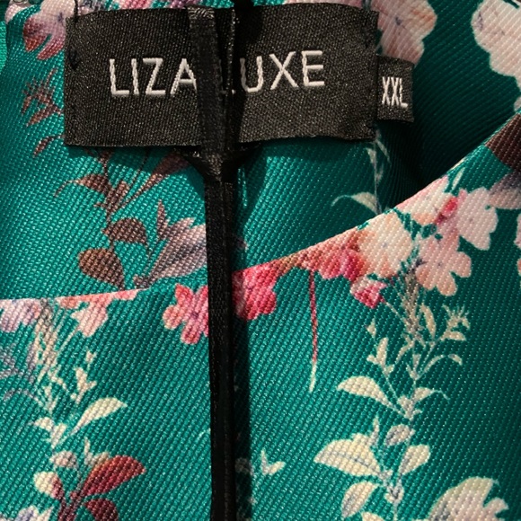 Green and white floral dress NWT - Picture 4 of 6